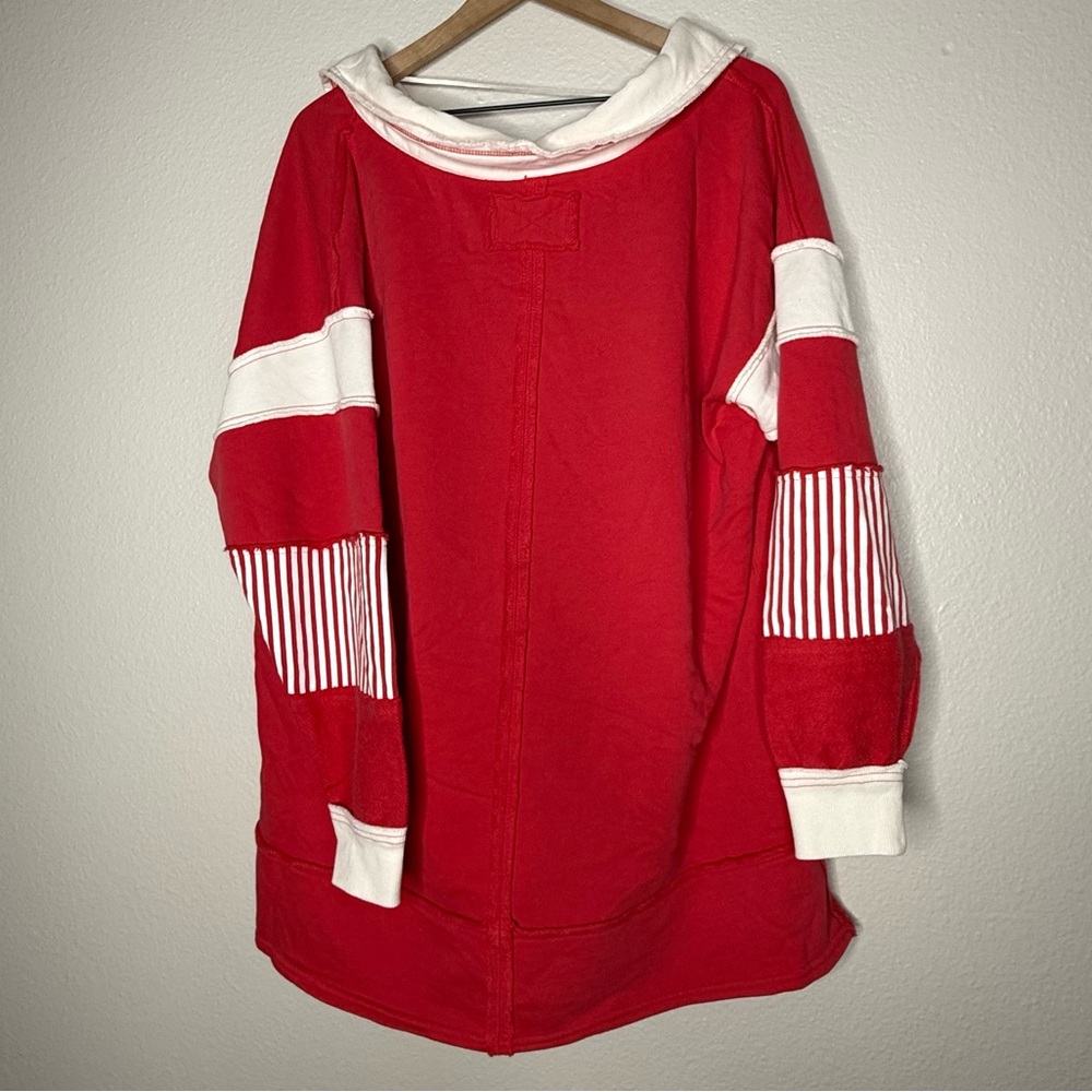Free People Clean Prep Polo, size S, Bella Rose Combo NWOT - Picture 5 of 8